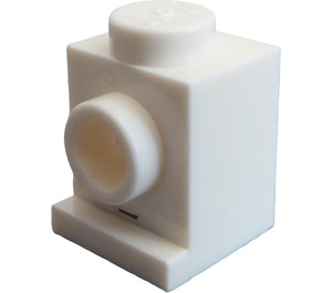 LEGO White Brick 1 x 1 with Headlight (4070 / 30069)