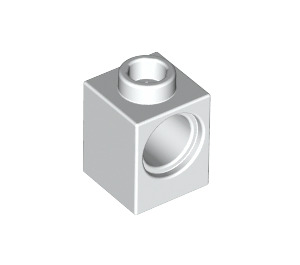 LEGO Weiß Backstein 1 x 1 mit Loch (6541)