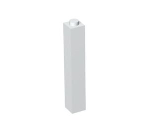LEGO White Brick 1 x 1 x 5 with Solid Stud (2453)
