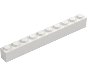 LEGO Bílá Kostka 1 x 10 (6111)