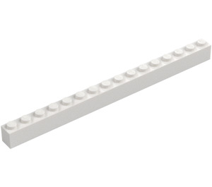 LEGO White Brick 1 x 16 (2465)