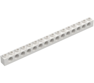 LEGO White Brick 1 x 16 with Holes (3703)