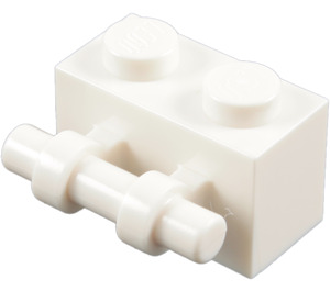 LEGO blanc Brique 1 x 2 avec Manipuler (30236)