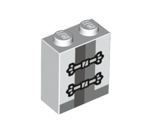 LEGO White Brick 1 x 2 x 2 with Clasps with Inside Stud Holder (3245 / 37190)