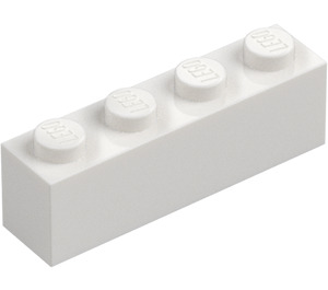 LEGO Vit Kloss 1 x 4 (3010 / 6146)