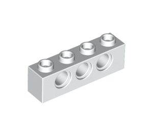 LEGO blanc Brique 1 x 4 avec des trous (3701)