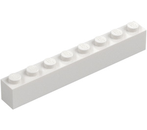 LEGO White Brick 1 x 8 (3008)