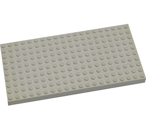 LEGO White Brick 10 x 20 with Bottom Tubes around Edge and Cross Support