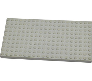 LEGO Wit Steen 10 x 20 zonder buizen aan de onderzijde, met '+'-vormige Dwarssteun