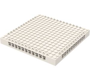 LEGO Wit Steen 16 x 16 x 1.3 met Gaten (65803)