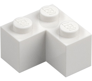 LEGO Biały Cegła 2 x 2 Narożnik (2357)