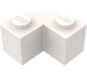 LEGO White Brick 2 x 2 Facet (87620)