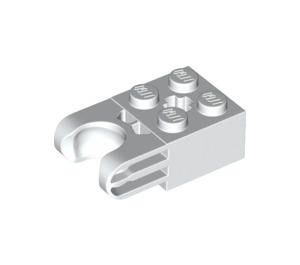 LEGO White Brick 2 x 2 with Ball Joint Socket (67696)