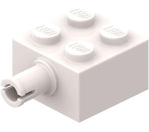 LEGO blanc Brique 2 x 2 avec Épingle et sans trou d'essieu (4730)