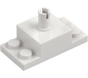 LEGO White Brick 2 x 2 with Vertical Pin and 1 x 2 Side Plates (30592 / 42194)