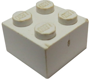 LEGO White Brick 2 x 2 without Cross Supports (3003)