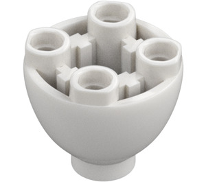 LEGO White Brick 2 x 2 x 1.3 Round Inverted Dome (24947)