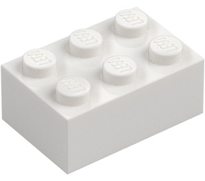 LEGO White Brick 2 x 3 (3002)