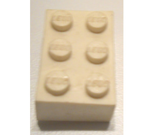 LEGO Bílá Kostka 2 x 3 bez Internal Supports