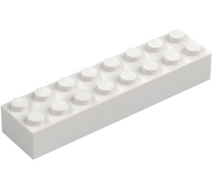 LEGO Vit Kloss 2 x 8 (3007 / 93888)