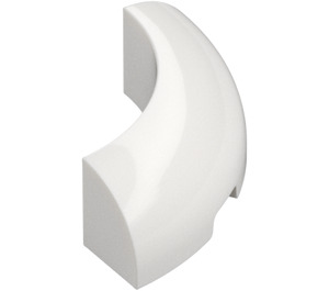 LEGO Blanco Ladrillo 3 x 3 Circular Esquina (65617)