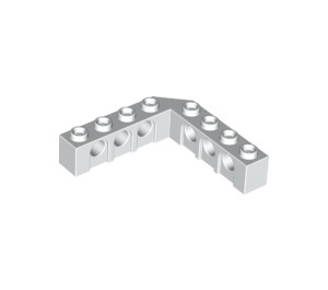 LEGO Wit Steen 5 x 5 Hoek met Gaten (28973 / 32555)