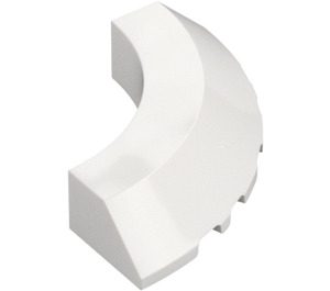 LEGO Blanco Ladrillo 5 x 5 Circular Esquina (3374 / 76795)