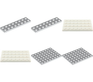 LEGO Weiß building plates 964