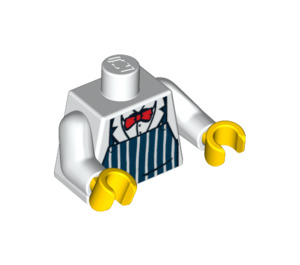 LEGO Weiß Butcher Torso (973 / 88585)