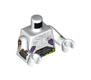 LEGO blanc Buzz Lightyear Minifig Torse (973 / 76382)