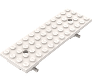 LEGO White Car Base 4 x 12 x 1.33 (30278)