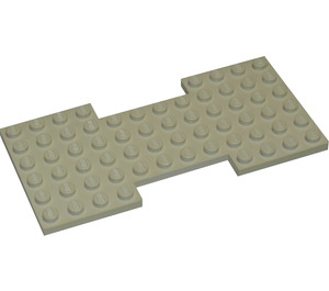 LEGO White Car Base 6 x 12