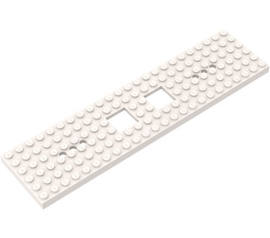 LEGO White Chassis 6 x 24 x 2/3 (Reinforced Underside) (92088)