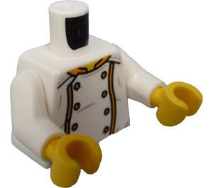 LEGO Valkoinen Chef Pienoishahmo Vartalo (973 / 76382)