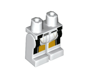 LEGO Weiß Chevrolet Corvette C8.R Driver Minifigure Hüften und Beine (3815 / 72335)
