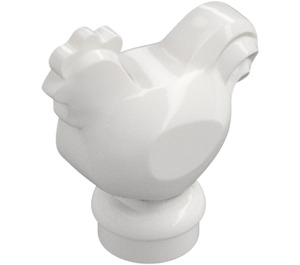 LEGO White Chicken (Narrow Base) (95342)