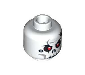 LEGO White Chopov Head (Recessed Solid Stud) (93623 / 94263)