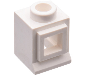 LEGO Weiß Classic Fenster 1 x 1 x 1 Erweiterte Lippe, kein Glas