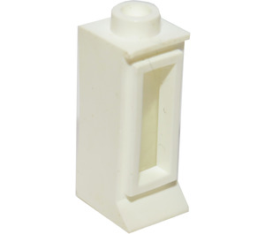 LEGO White Classic Window 1 x 1 x 2 with Long Sill with Glass