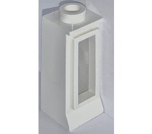 LEGO White Classic Window 1 x 1 x 2 with Removable Glass