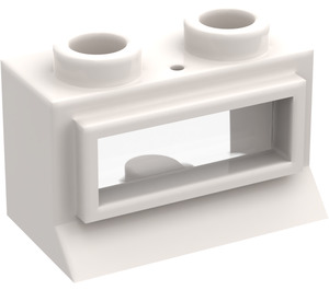 LEGO Blanc Classic Fenêtre 1 x 2 x 1 avec long seuil et verre