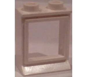 LEGO White Classic Window 1 x 2 x 2 with Extended Lip and Hole in Top