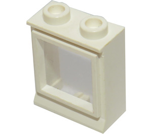 LEGO Wit Classic Venster 1 x 2 x 2 met vast glas