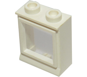 LEGO Blanc Classic Fenêtre 1 x 2 x 2 avec verre fixe (73594)