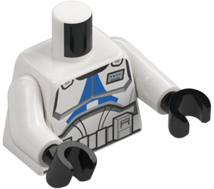 LEGO White Clone Captain Vaughn Minifig Torso (973 / 76382)