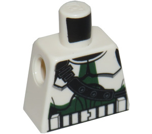 LEGO Valkoinen Clone Commander Gree Star Wars Vartalo ilman käsivarsia (973)