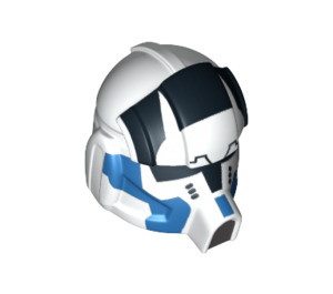 LEGO Weiß Clone Pilot Helm mit 501st Muster (11766)