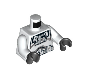 LEGO White Clone Pilot Minifig Torso (973 / 76382)
