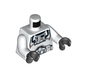 LEGO Wit Clone Piloot Minifiguur Torso (973 / 76382)