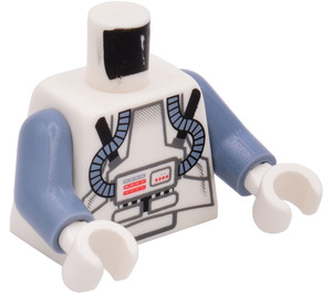 LEGO Blanco Clone Piloto Torso (973 / 76382)